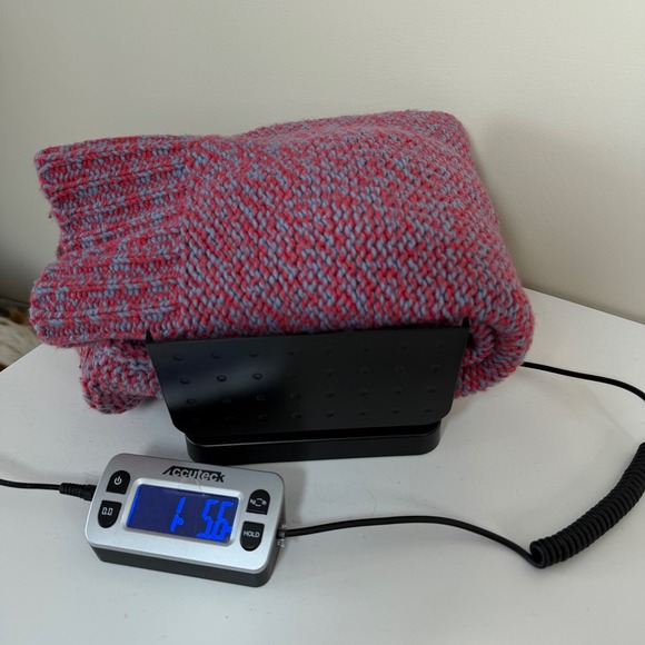 American Eagle Outfitters M Pink Shawl Collar Cardigan Chunky Fitted Pockets - Picture 8 of 8